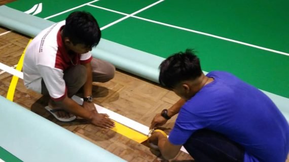 BAHAN LANTAI LAPANGAN BADMINTON