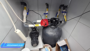 instalasi pompa kolam renang