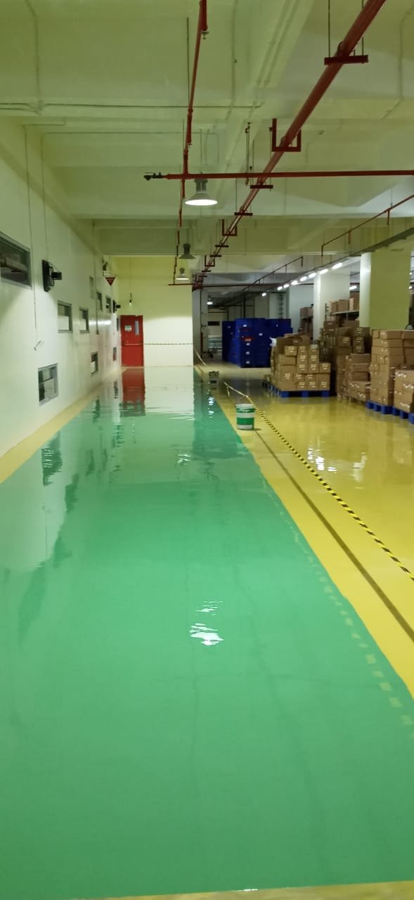 Lantai epoxy untuk pabrik
