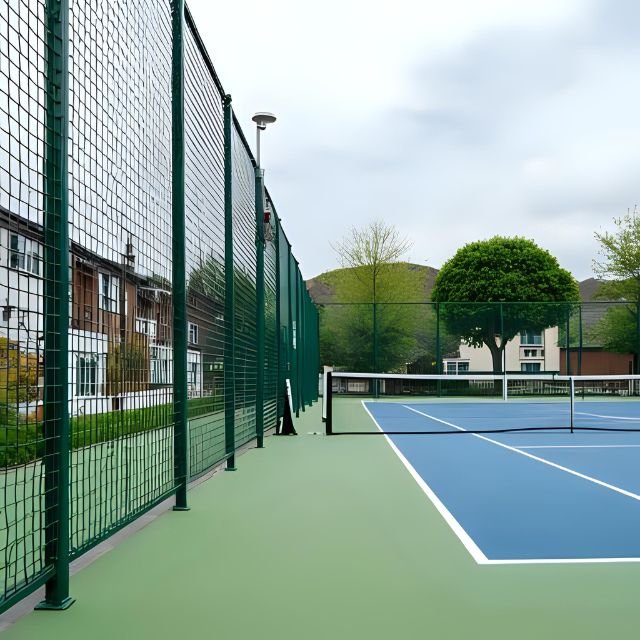 pagar lapangan tennis