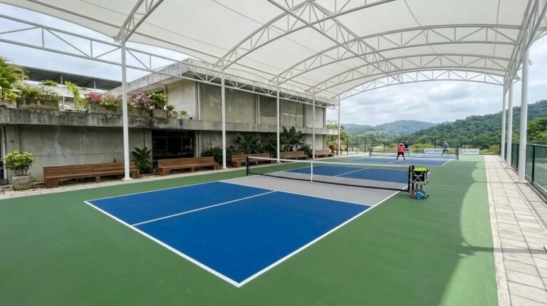 Drainase Lapangan Pickleball Outdoor agar Tidak Licin, Cepat Kering, dan Awet