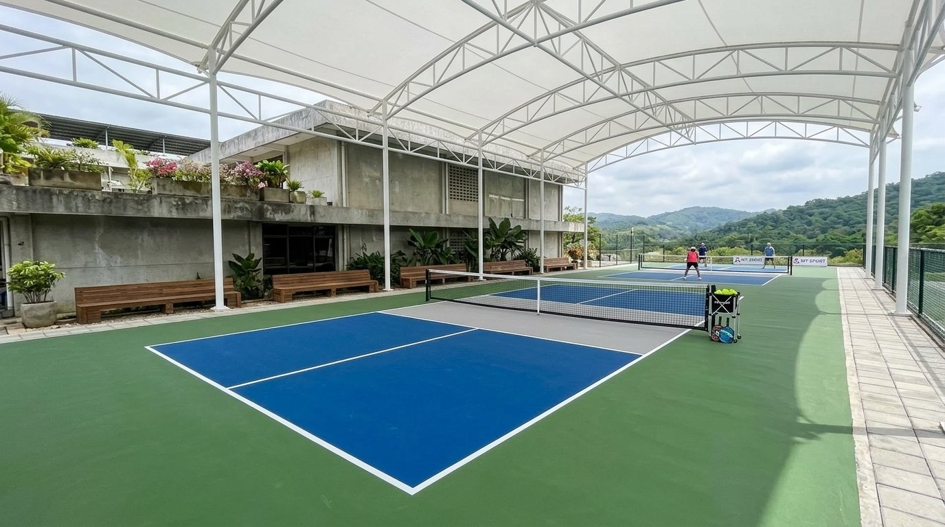 Drainase Lapangan Pickleball Outdoor agar Tidak Licin, Cepat Kering, dan Awet