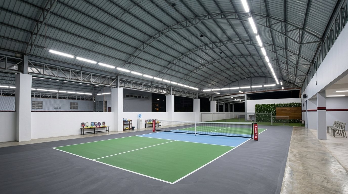 Pembuatan Lapangan Pickleball Surabaya untuk Proyek Privat dan Komersial