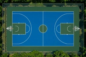 Buat Lapangan Basket di Rumah