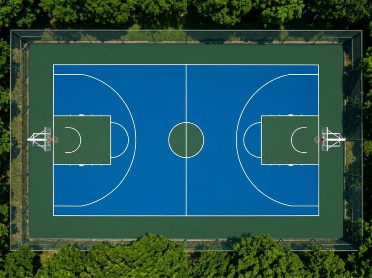 Buat Lapangan Basket di Rumah
