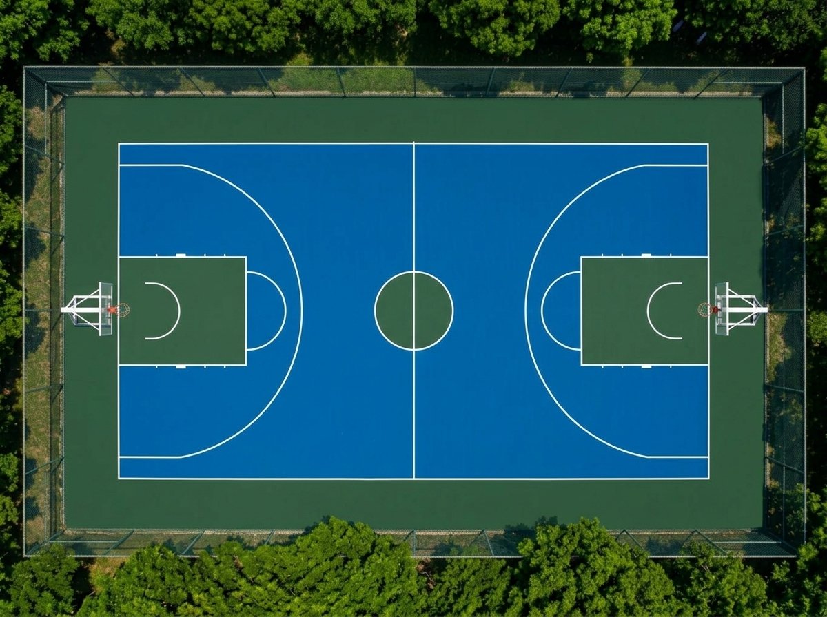 Buat Lapangan Basket di Rumah