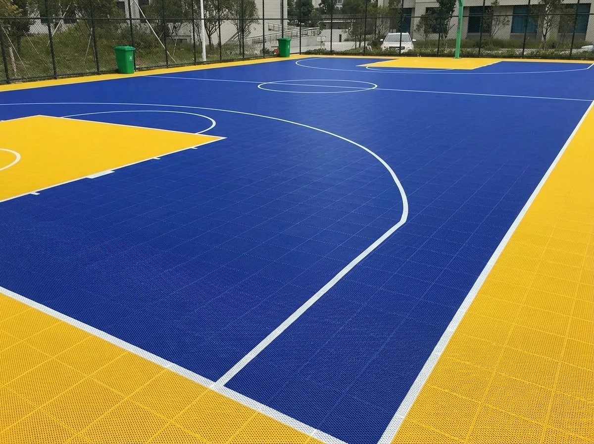 Jasa Pemasangan Interlock Lapangan Basket
