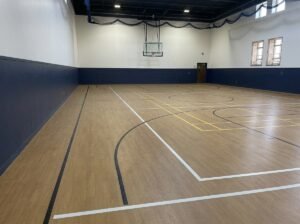 Jasa Pemasangan Vinyl Lapangan Basket Indoor
