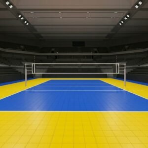 Lantai Lapangan Voli Indoor