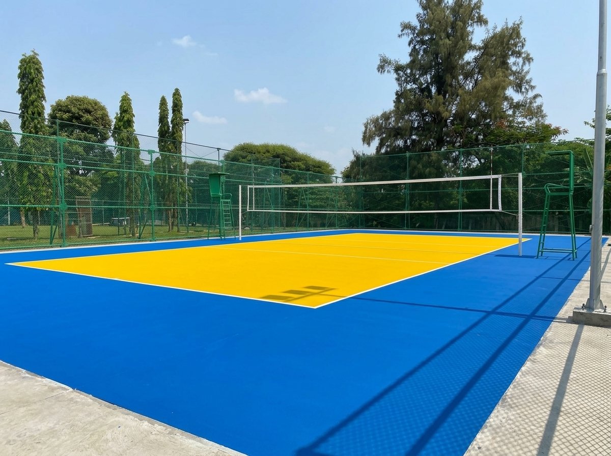 Lapangan Voli Rumah