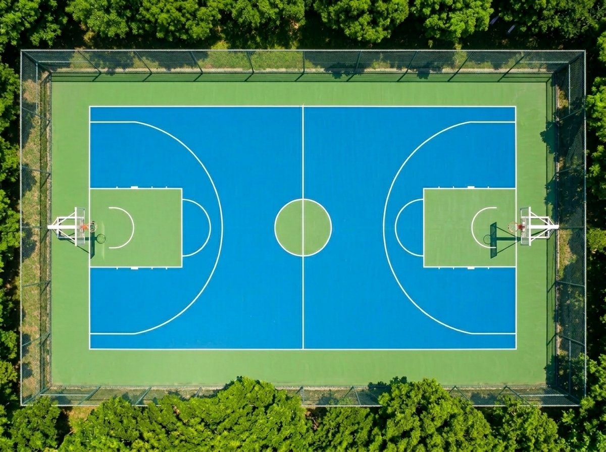 Material Lapangan Basket Outdoor