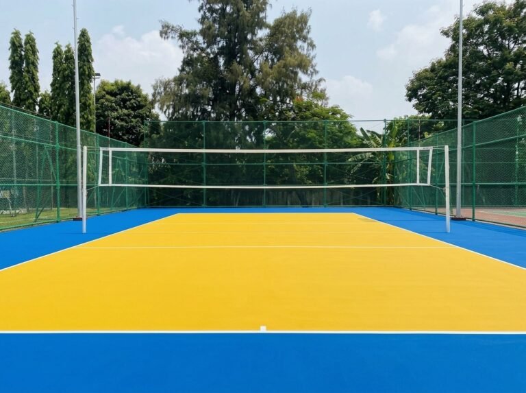 Material Lapangan Voli Outdoor