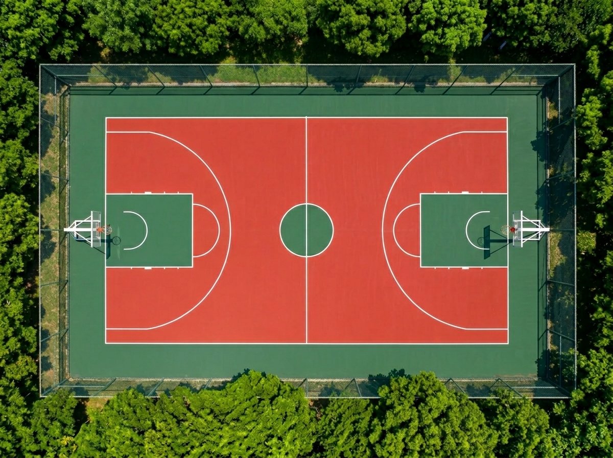 Ukuran Lapangan Basket Standar