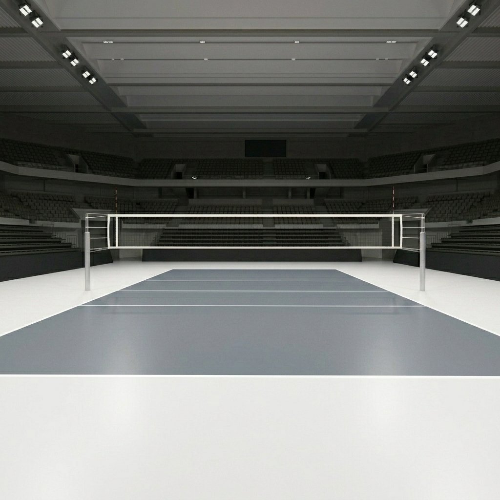 Vinyl Lapangan Voli Indoor