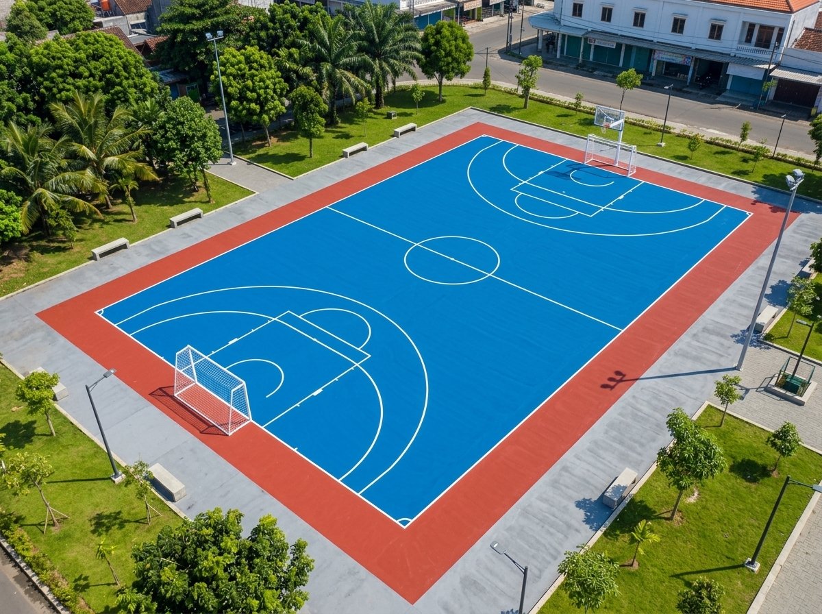 Lapangan Multisport pagar-lapangan-multisport