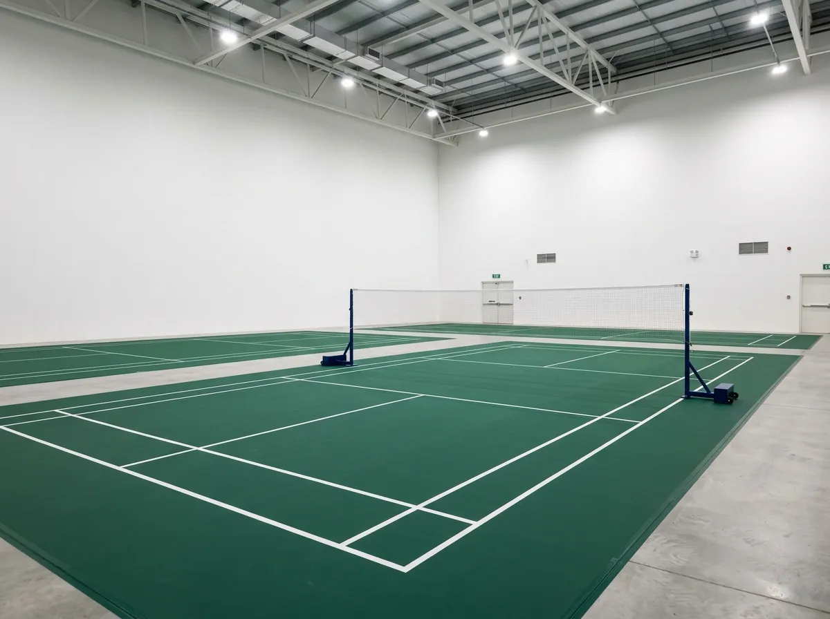 Pengecatan Lapangan Badminton