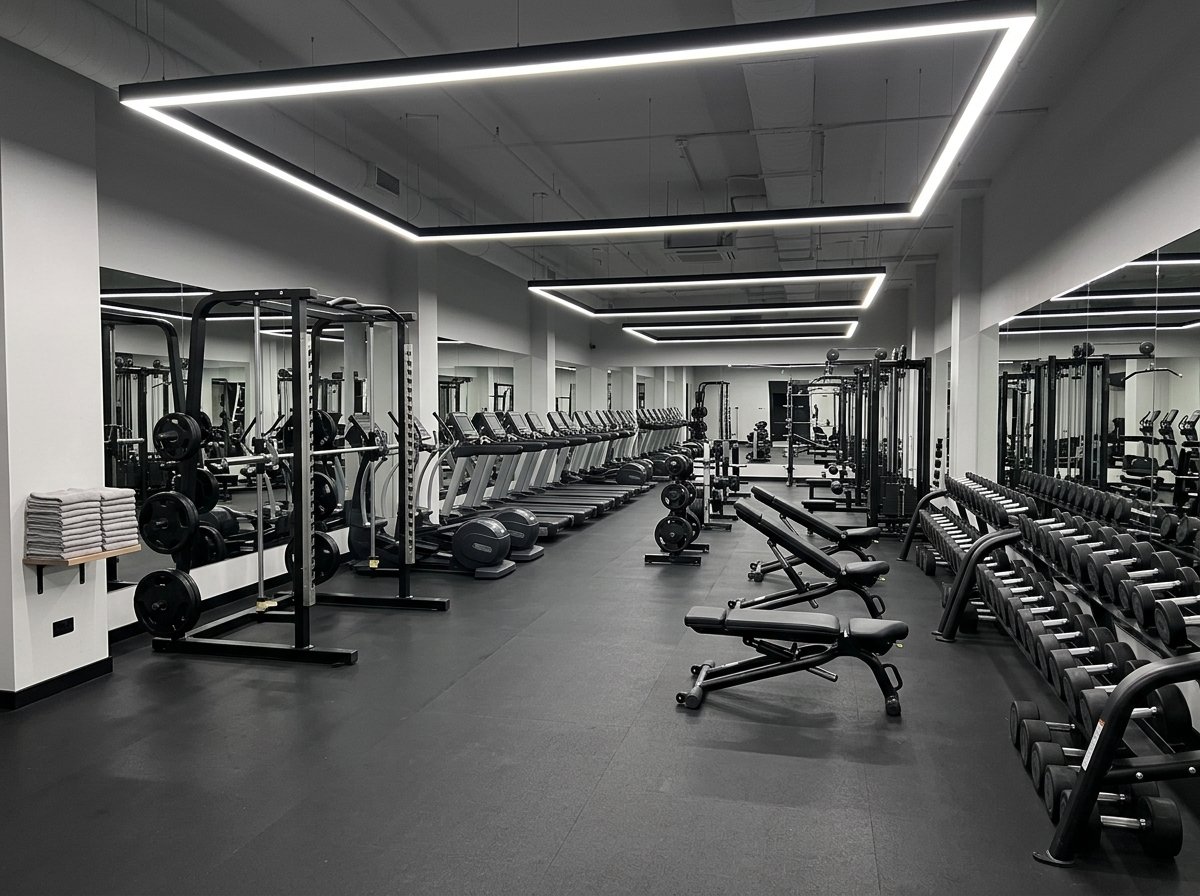Layout Gym Komersial