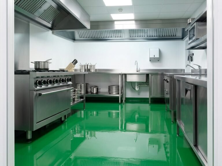 Jasa Pengecatan Epoxy Lantai Gedung Dapur MBG Standar Food Grade & Higienis 1