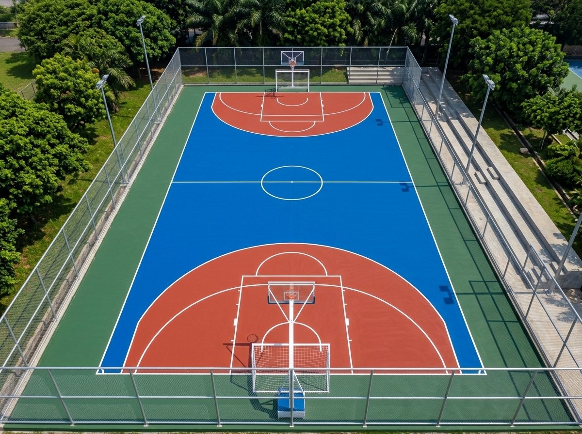 jasa pengecatan lapangan multi sport