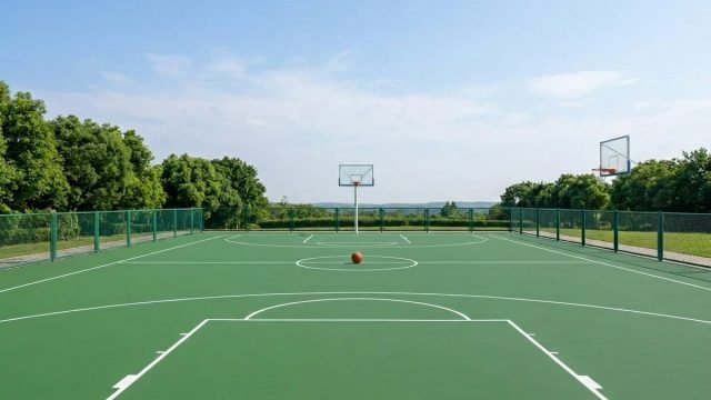Jasa Line Marking Lapangan Basket
