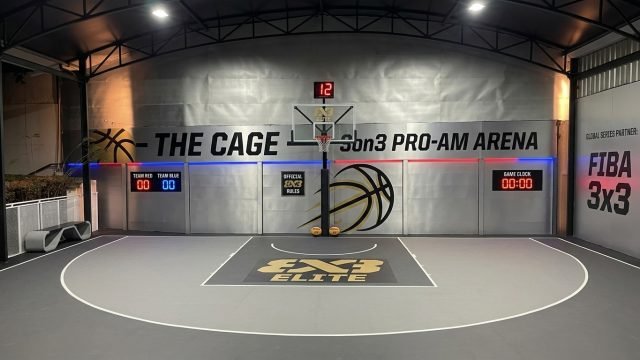 Lapangan Basket 3 on 3 Indoor dan Outdoor 7 x 45 m