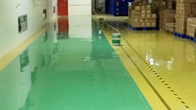 Lantai epoxy untuk pabrik