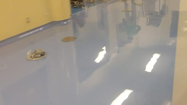epoxy self leveling rumah sakit