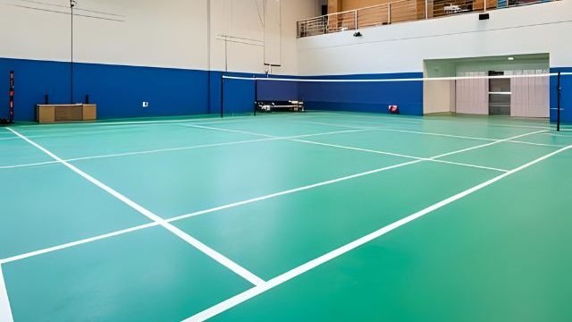 lantai Vinyl lapangan bulutangkis