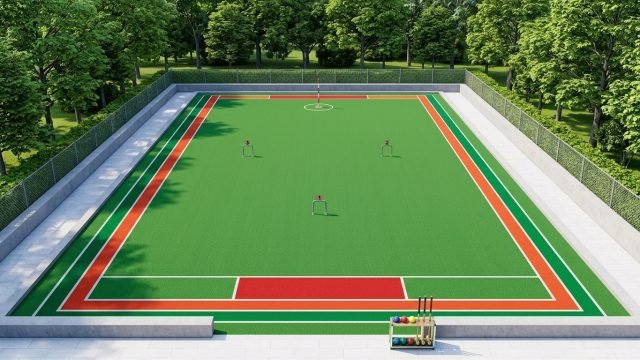 Perlengkapan Gateball Lengkap: Bola, Stick, Gate, Goal Pole, dan Lapangan