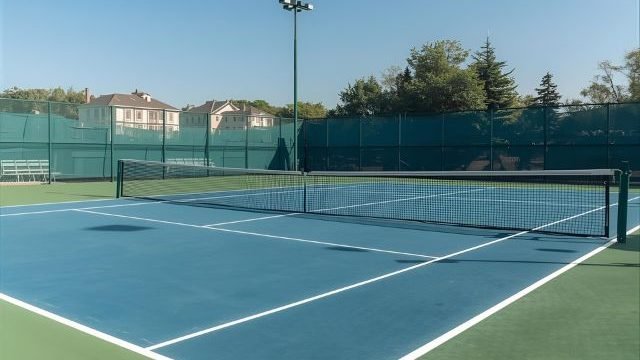 jasa pengecatan lapangan tenis dengan flexipave coating